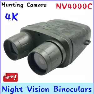 4K 1080P NV4000C 5X Digital Night Vision Binoculars Record Camera For Hunting - Picture 1 of 17