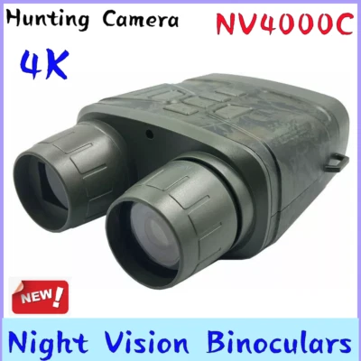 4K 1080P NV4000C 5X Digital Night Vision Binoculars Record Camera For Hunting - Image 1 of 4