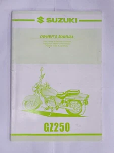 1999-2002 Suzuki GZ250 Marauder 99-02 GZ 250 Owners Manual 99011-13F52-03A - Picture 1 of 24