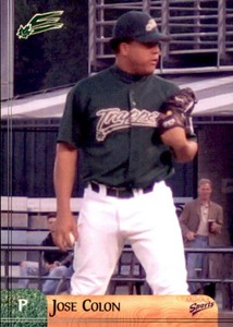 2003 Edmonton Trappers Multi-Ad 4 Jose Colon Dominican Republic DR Baseball Card