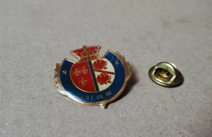 pin's blason / Ile de Ré (époxy fond doré) hauteur: 2,4 cm - Picture 1 of 1