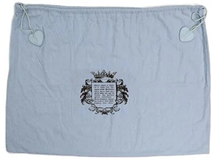 Juicy Couture LRG Kordelzugverschluss hellblau Tragetasche Beutel Staub 21 x 29,5 - Bild 1 von 11