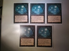 Magic The Gathering Revised Edition Will-O-The-Wisp Lot x5 mtg