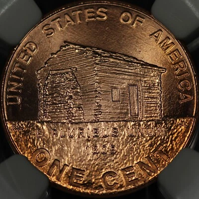 2009 D LINCOLN CENT BIRTH & CHILDHOOD NGC MS68RD 68 BUINESS STRIKE 3325052-006 - Image 1 of 4