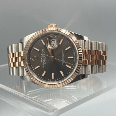 Rolex Datejust 36 mm rodio oscuro 126231 Foto 1 de 4