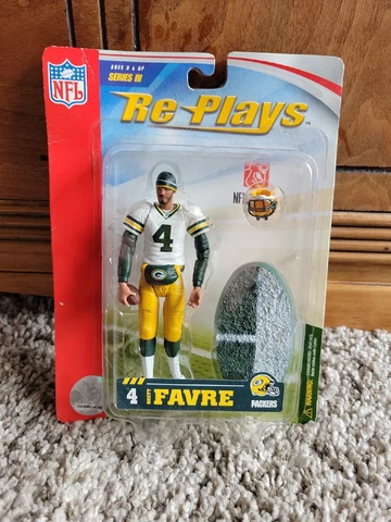 NFL Re-Plays Series 3 Brett Favre Green Bay Packers 2006 NEW, SEALED Gracelyn Cover