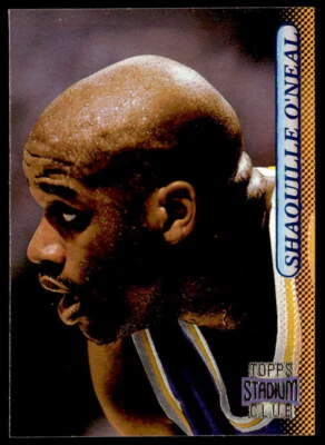 1996-97 Stadium Club #18 Shaquille O'Neal BASKETBALL Los Angeles Lakers - Image 1 of 2