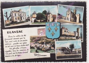 Cpsm 16250 Blanzac Vari Scorci 6 Vedute Emblema EDT Gilbert - Picture 1 of 2