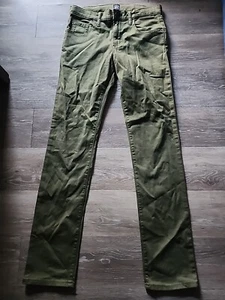 Gap  Stretch Dark Green Skinny Size 16 Regular Jeans Youth Boy's  - Picture 1 of 5