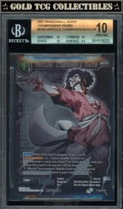 BGS 10 ⭐️Hercule Mr Satan Championship Super Card Promo DBS DBZ Z Heroes - Picture 1 of 1