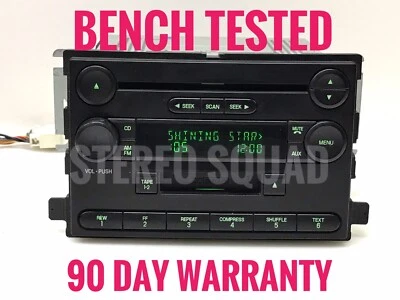 Ford Freestar 2004-2005 Factory Stereo Tape CD Player OEM FO567 - Image 1 of 4