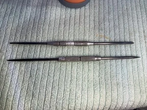 2 Older Double End Scribes-Pick-Spring Tools - Moody  USA  &  Marco- USA - Picture 1 of 5