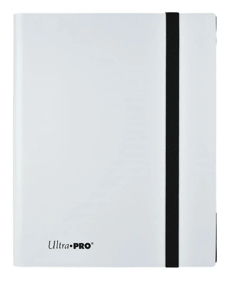Ultra Pro 9 Pocket Eclipse Arctic White Binder 360 Card 20 Side Loading Pages