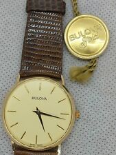 14k Solid  Gold Bulova Watch New Old Stock. Free Shipping