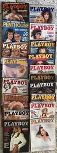 vintage play boy magazine. 1984-8.    1985-10.   18 total - Bild 1 von 5