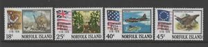 1976 NORFOLK ISLAND BICENTENARY AMERICAN REVOLUTION SG172-175 mint unhinged - Picture 1 of 1