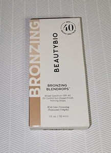 BEAUTY Bio Bronzing Blendrops FPS 40 gotas de cebado - 1 fl. oz. Exp 05/2026 Nuevo en caja - Imagen 1 de 2