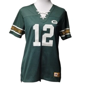 Camiseta para mujer Majestic Fan Fashion Green Bay Packers Aaron Rodgers #12 - M - Imagen 1 de 10