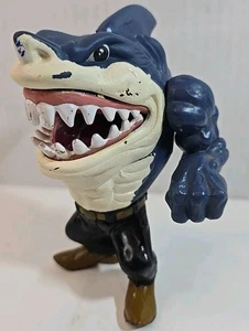 Street Sharks Ripster Action Figure 1994 Street Wise Designs, 6-inch Blue Shark - Picture 1 of 6
