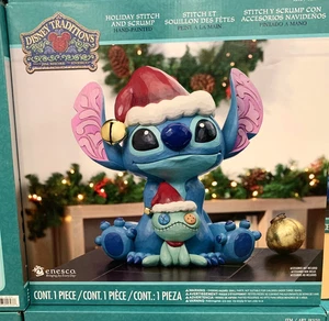 Figurina Big Fig 2025 Disney Traditions Jim Shore 15" punto con scrump Holiday - Foto 1 di 2