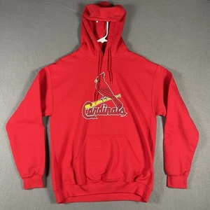 Stitches St Louis Cardinals Hoodie Adult Medium Red Sweatshirt MLB Baseball - Picture 1 of 7