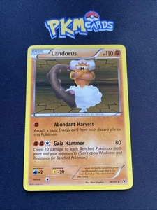 Juego de cartas coleccionables Pokémon Landorus Noble Victories 74/101 Holograma raro LP. - Imagen 1 de 3