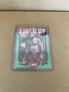 2025 Topps Chrome UFC rifrattore verde acceso Belal Muhammad 52/99 - Foto 1 di 2