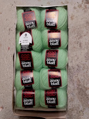 250g / 10x Angora Super Anny Blatt Wolle vitamine Fb. 609  selten - Bild 1 von 3