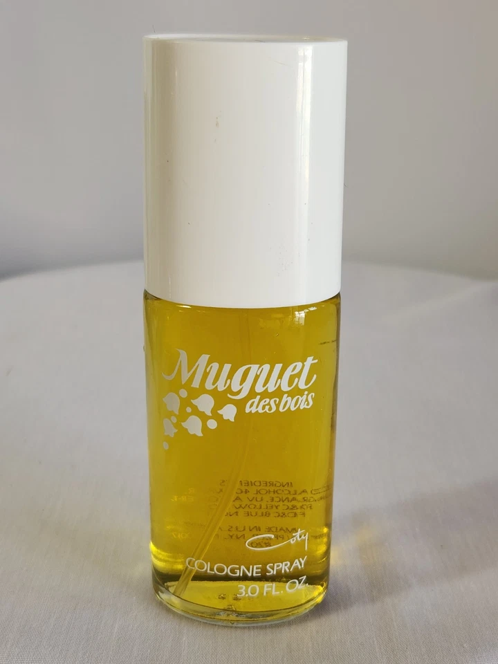 Spray de colonia Coty Muguet Des Bois 3 oz, nuevo completo, Falcon Mist, EE. UU., descontinuado Foto 1 de 3