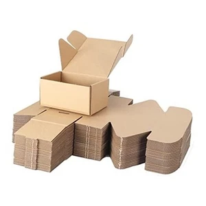 Shipping Boxes Bulk 50 Pack Tab Lock Tuck Top Mailer Boxes 6x4x3 inch Brown - Picture 1 of 7
