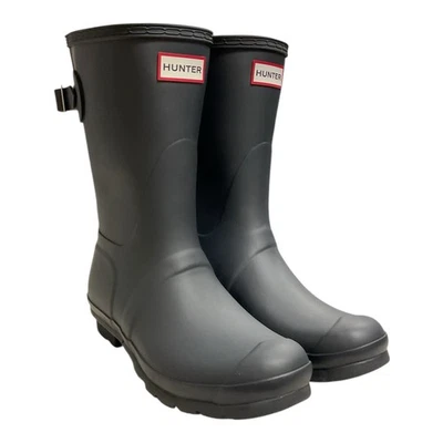 Hunter Original Botas Cortas Ajustables Espalda Para Mujer Goma Talla 7 Azul Marino Foto 1 de 4