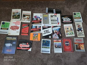 Vintage große Werbeanleitungen Lot Nintendo Atari Activision Capcom - Bild 1 von 3