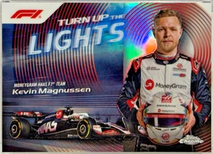2024 Topps Chrome F1 Formula 1 KEVIN MAGNUSSEN Turn Up The Lights Case Hit SSP - Picture 1 of 2