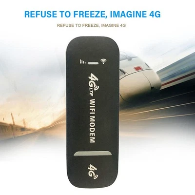 4G LTE USB Modem Dongle W/Sim Card Slot WiFi Wireless Pocket for PC Desktop - Image 1 of 4