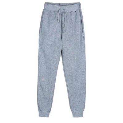 Pantalones deportivos de entrenamiento informales forrados de vellón holgados para hombre Foto 1 de 4