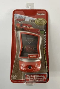 NEU Disney Pixar Cars Lightning McQueen Nachtlicht Energizer Auto On/Off LED - Bild 1 von 4