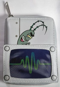 Loungefly Spongebob Plankton Lenticular Wallet 1% EVIL 99% HOT GAS - Picture 1 of 4