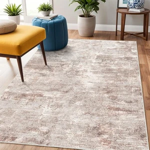 Washable Abstract Area Rug 3X5 - Rugs for Living Room Large Non Slip Indoor E... - Picture 1 of 8