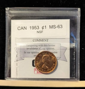 1953 NSF Coin Mart Graded Small One Cent **MS-63** - Bild 1 von 7