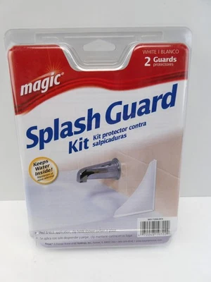 Kit protector contra salpicaduras mágico - Evita salpicaduras de agua de baño o ducha - Blanco Foto 1 de 3
