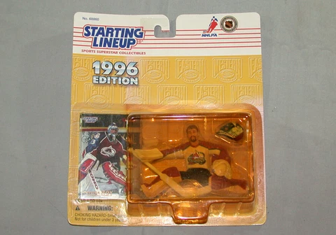 Sealed NHL 1996 Starting Lineup  Patrick Roy Colorado Avalanche Figurines Cover
