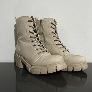 Maurices Cassie Tonal Hiker Boot in Light Beige - Picture 1 of 12