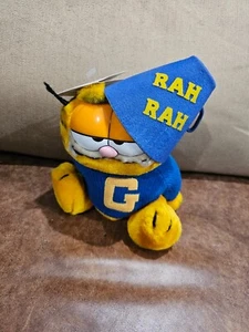 8" 1978 1981 Vintage GARFIELD RAH RAH Katze Plüschtier Kuscheltier - Bild 1 von 2