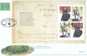 Jane Eyre Booklet Pane GBFDC FDC 97A Chestnut Lane 2005 No. 21 of 22 (97483) - Picture 1 of 2