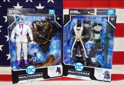 Batman y el Joker de McFarlane DC Multiverse con piezas y accesorios Foto 1 de 4