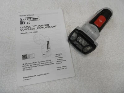 Craftsman Nextec 12-V Lithium-Ion Compact Work Light (bare tool) - Part 10005 - Image 1 of 4