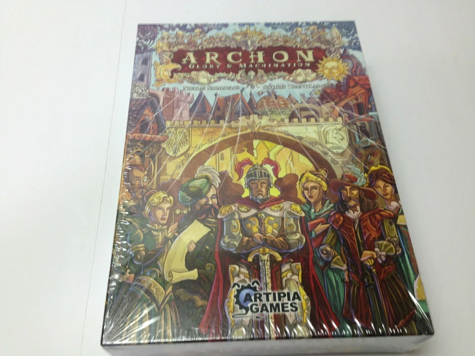  Jogo de tabuleiro Archon Glory & Machination Artipia 2013 lacrado jogo de estratégia - Imagem 1 de 2