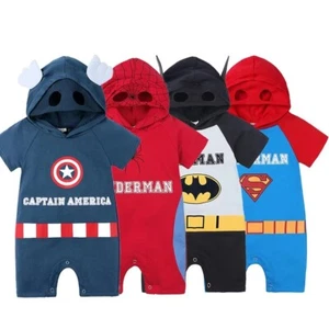 Baby Halloween Costume Newborn Romper Jumpsuit, Cartoon Print, 3-24 Months - Picture 1 of 6