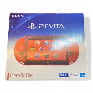 Sony PS Vita PCH-2000ZA26 Playstation Konsole Rot Box Handbuch Ladekabel Neu - Bild 1 von 11