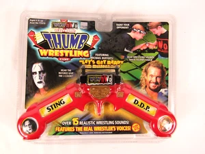 WCW NWO Electronic Thumb Wrestling Game Sting / DDP Toy Biz 1999 - Picture 1 of 6